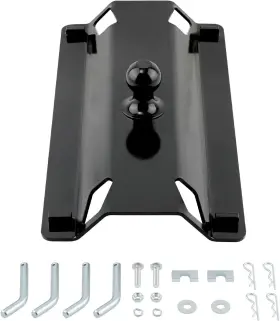 Kj-1485 Maxpeedingrods Universal Towing 5th Wheel Gooseneck Hitch Adapter Plate For