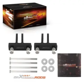 Sqy4ii Maxpeedingrods Bolt-on Base Plate Bracket Kit Steel For Blue Ox Tow Bars Jeep Wrangler Tj Yj
