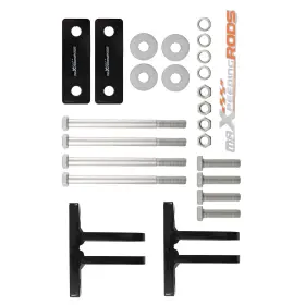 Xgxt9s Maxpeedingrods Bolt-on Base Plate Bracket Kit Fit For Blue Ox Tow Bars Steel 5000lbs Universal
