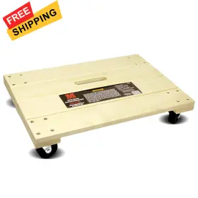 50952 Maxworks 1000 Lbs. Capacity 24 Inch X 16 Hardwood Furniture Natural