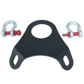 Lsot001115 Moonsport New 5th Wheel Connection Safety Chains Plate With 1/2in Shackles Set