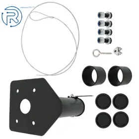 482160 Netuera Adjustable Forward Offset Fifth Wheel Adapter Hitch To Gooseneck 12 Inch /15 /17