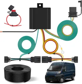 51093tr Nilight 4 Pin Trailer Wiring Harness Kit 56478 Ram Promaster 2014-2024