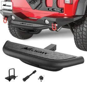 90054 Nilight Hitch Step With 2 Inch Receiver Rear Bumper Heavy Duty
