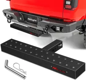 91124a Nilight Hitch Step With 2 Inch Receiver Rear Bumper 23.5
