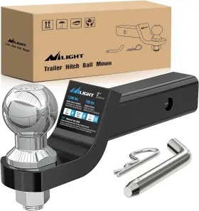 92104b Nilight Trailer Hitch Ball Mount With 2-5/16 Inch &2 Drop