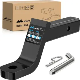 92122b Nilight Trailer Hitch Ball Mount With 5/8 Inch 4 Drop