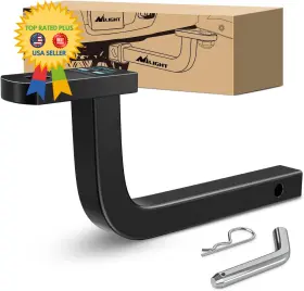 92129b Nilight Trailer Hitch 1-1/4 Inch Receiver &5 Rise