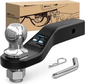 92138b Nilight Forged Trailer Hitch Mount 2-5/16 Inch Ball &2 Drop