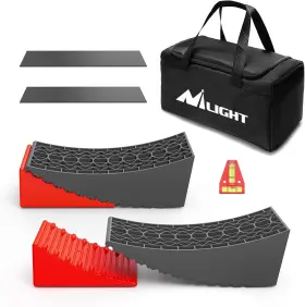 92331rg Nilight Rv Leveler Blocks Camper Leveling Ramp 2pcs