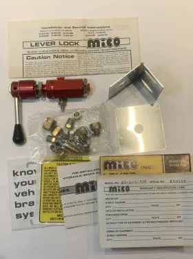 02-640-008 Nos Mico Lever Lock Supplemental Parking Break