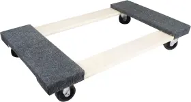 85-185 Olympia Tools Furniture Dolly 1000lb Capacity Single Pack Pine Wood