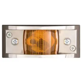 Mc81as Optronics Chrome Plated Clearance Light Amber