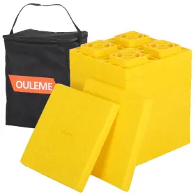 Olm-plb1901p Ouleme 12 Pack Rv Leveling Blocks Stackable Jack Interlocking Pads