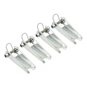 Patikil Pta230720tt000111 2 Inch Hook Safety Latch Kit 4 Pack Metal Towing Hitch Replacement