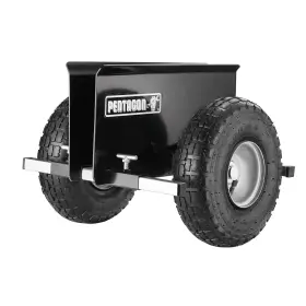 913923 Pentagon Tools Drywall Cart - Lumber Wood Paneling And Plywood Carrier Holds Up To Black