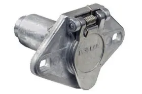 11609 Pollak 6-way Connector Socket Covered Back
