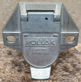 Sae560 Pollak 11702 Genuine Ftpollak Jun 93ft Heavy Duty 7-pin Female Connector Trailer Wiring