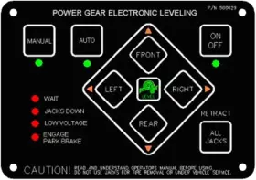 500629s Power Gear Leveling Auto Touch Pad Service Kit