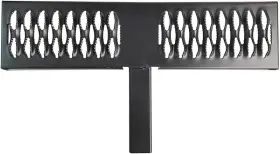 Pw-165-9 Powerworks Universal Hitch Step Anti Slip And Rust Towing Bumper Guard Black