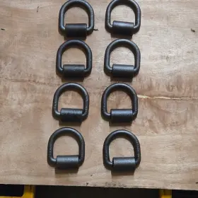 5842026 Praxsti 8 Weld On 5/8 Inch D-rings Heavy Duty Forged Steel Mll 6 000 Break Strenght 18