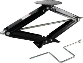 Qp-rvj-s30 Quick Products Rv Stabilizing Leveling Scissor Jack 5000 Lbs Max 30 Inch