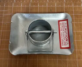 Jf-100-z Ram Trailer Jack Foot Plate Zinc Coated With Lock Pin 5 000 Lbs Fits 2 Inch Tube