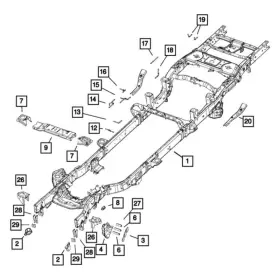 68349568aa Ram Oe Rear Gooseneck Trailer Hitch