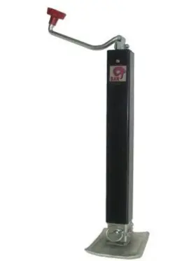 Ram190704 Ram Square Drop Leg Topwind Weld-on Trailer Jack 7 000 Lbs Lift Capacity