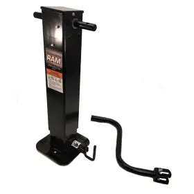 Tjd-15k-r Ram Square Tube Drop Leg Jack With Crank Handle
