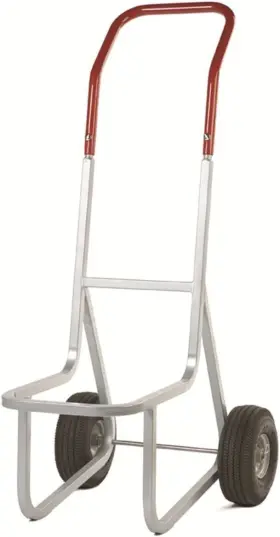 500pn Raymond Stacked Chair Dolly With 4.1 Inch X 10 Airless Red Gray Black