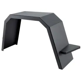 Rp-fnds-401910 Recpro Trailer Fender With Dual Steps 10 Inch X 40 19 Powder-coated Steel