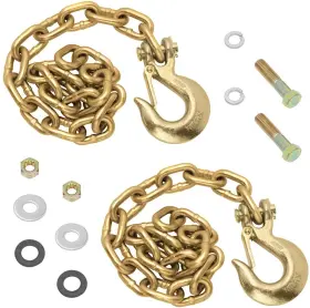 49151 Reese Goose Box Accessory Safety Chain Kit 20k With Clevis Hook And Mounting Hardware