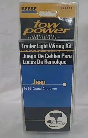 74668 Reese #74668 Tow Power Trailer Light Wiring Kit # For 94/98 Jeep Grand Cherokee