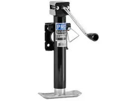 1401020303 Reese Pro Series Round Trailer Jack 2k Weld-on Sidewind 10 Inch Travel