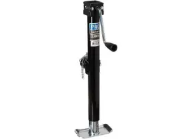 1401080303 Reese Pro Series Round Trailer Jack 2k Weld-on Sidewind 15 Inch Travel