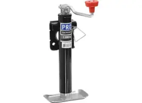 1401140303 Reese Pro Series Round Trailer Jack 2k Weld-on Topwind 10 Inch Travel