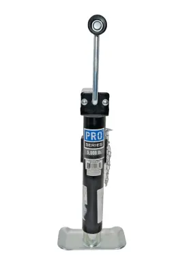 1401460303 Reese Products Pro-series Round Pipe-mount Swivel Jack With Footplate Topwind 10 Inch Lift 5000