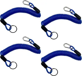 Rnigs 635508510067 6ft Trailer Breakaway Safety Cable Blue 4pcs Brake Away 4pack