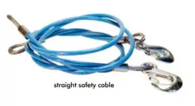 910648-12 Roadmaster Trailer Safety Cable 8000 Pound Rated 12 Inch Length