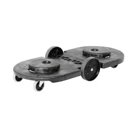 Fg264600bla Rubbermaid Commercial Products Dolly For Brute Trash Can Wheels Black