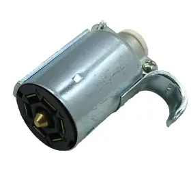 P702 Rv Designer Pollak 7-way Connector Plug Chrome Plated Camper Trailer