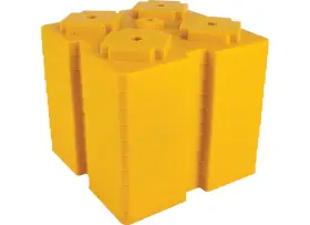 Rvp140065 Rv Pro 10-pack Leveling Blocks Set With Bag For Rvs/motorhomes/trailers