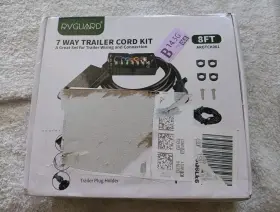 Argtck001 Rvguard Trailer Cord With 7 Gang Junction Box Kitinclude 12v Way 8 Feet