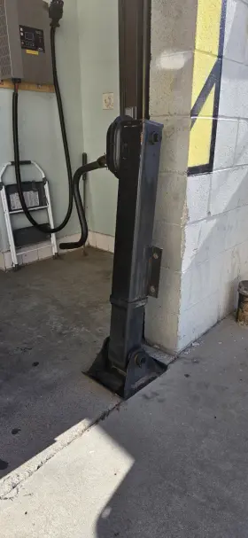 Lg4701-72 Saf Holland Heavy Duty Weld-on Landing Gear Jack - 35 000 Lbs Handle Included