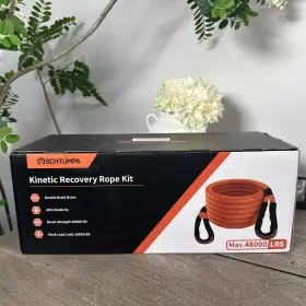 Tcs001 Schtumpa Kinetic Recovery Tow Rope 1in X 30ft 48000lbs Heavy Duty With Bag