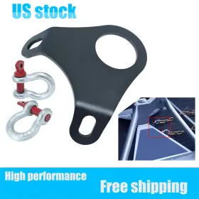 Ot001115 Silverautopart 5th Wheel Ultimate Connection Safety Chains Plate With 1/2in Shackles