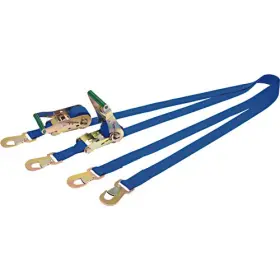 35007bl Simpson Racing Ratchet Tie Downs 2 Inch Width Blue Pair