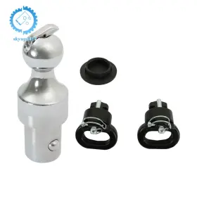Su797036ku Skyup2018 60638 Puck System 2-5/16 Inch Gooseneck Ball And Safety Chain Anchor Kit