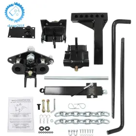 Su916023ku Skyup2018 1 000 Lb Weight Distributing Hitch Kit And Sway Control For Trailer Steel Black